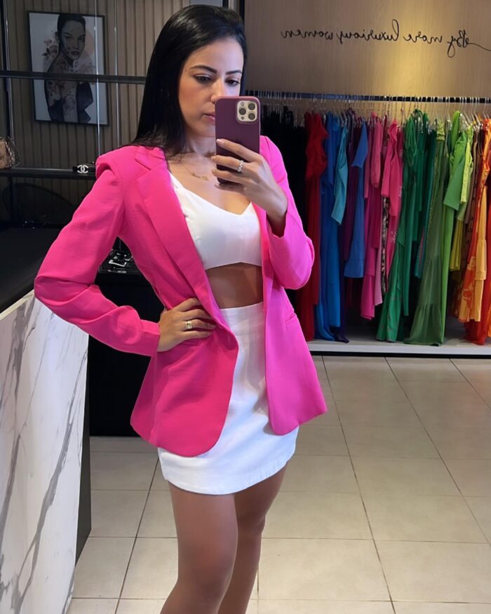 Blazer pink perfeito